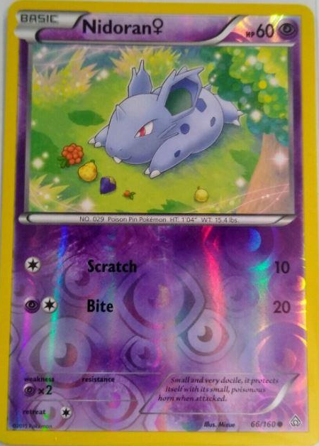 Nidoran Reverse Holografico - Primal Clash