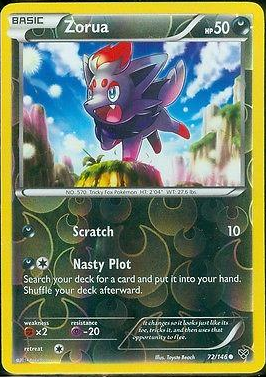 Zorua Reverse Holografico - Pokemon X Y