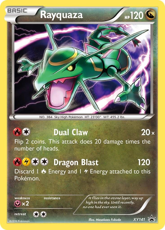 Rayquaza Cosmos Holografico (LP) - X & Y Promo