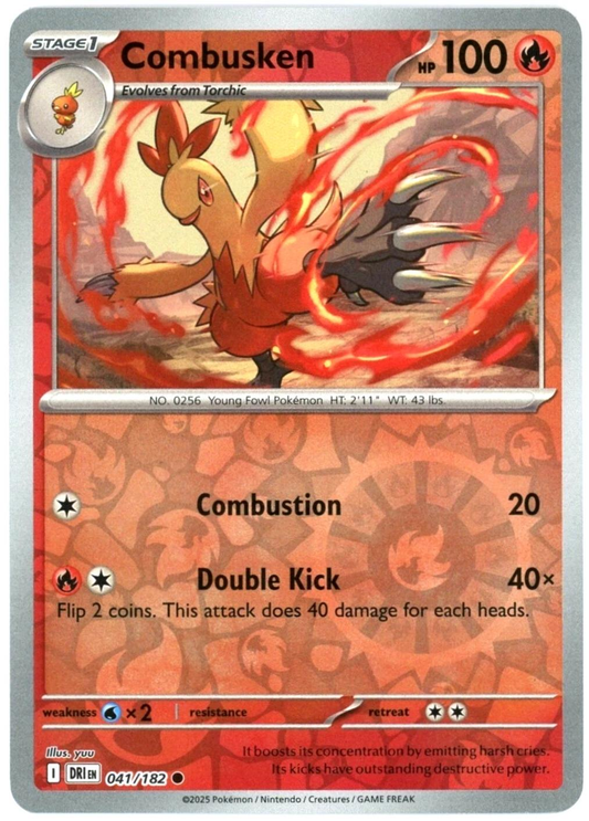 Combusken Reverse Holografico - Destined Rivals
