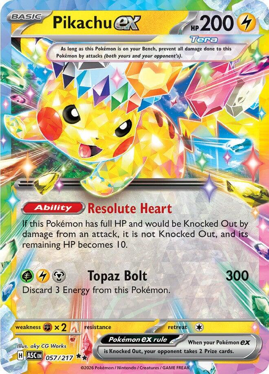 Pikachu EX - Ascended Heroes
