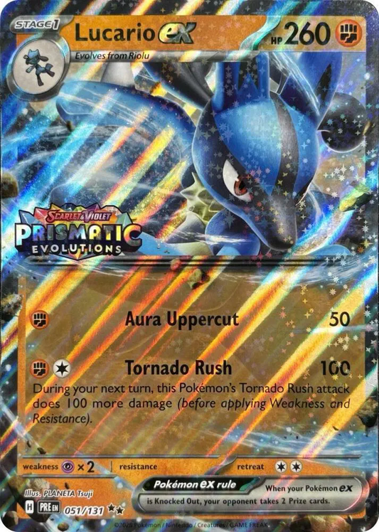 Lucario EX (Stamped) - Prismatic Evolutions