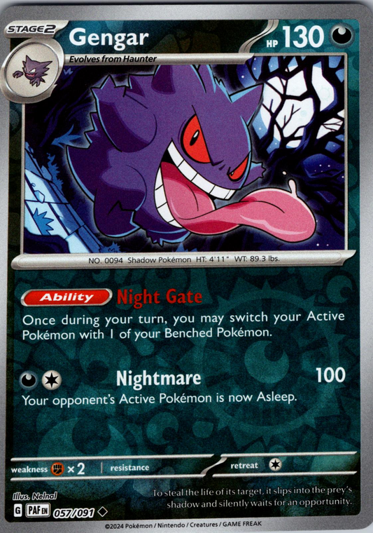 Gengar Reverse Holografico - Paldean Fates