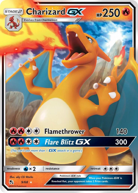 Charizard GX (LP) - Hidden Fates