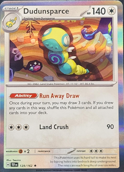 Dudunsparce Holografico - Prismatic Evolutions