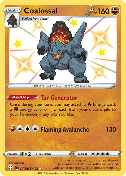 Coalossal Shiny - Shining Fates