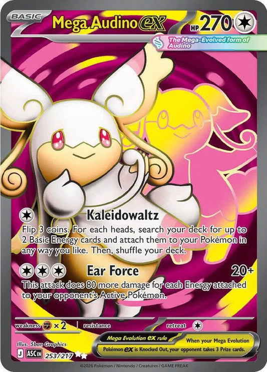 Mega Audino EX Full Art - Ascended Heroes