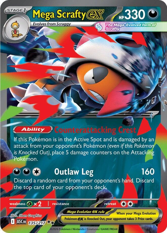 Mega Scrafty EX - Ascended Heroes