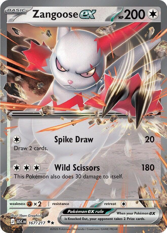 Zangoose EX - Ascended Heroes