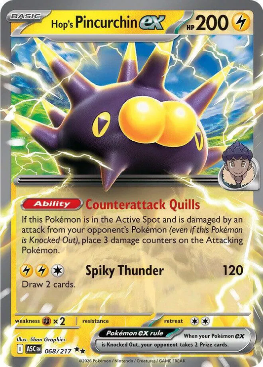 Hop's Pincurchin EX - Ascended Heroes