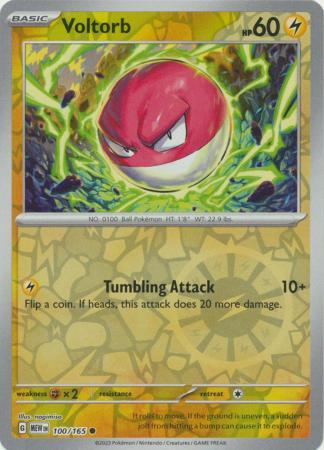 Voltorb Reverse Holo Common SV: Scarlet & Violet 151 100/165 NM