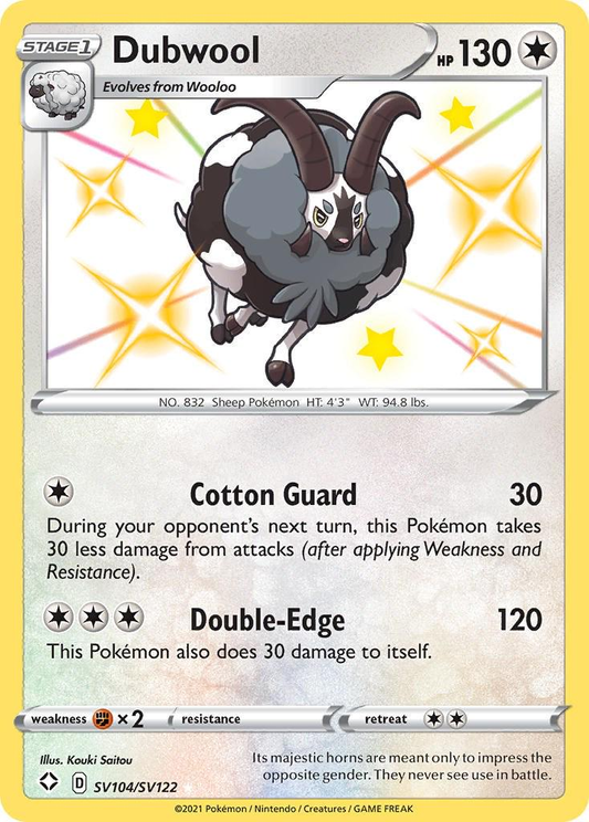 Dubwool Shiny - Shining Fates