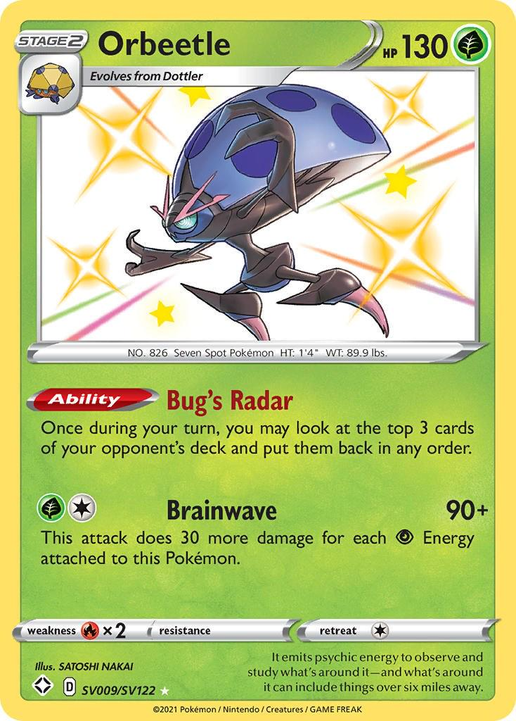 Orbeetle Shiny - Shining Fates