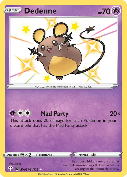 Dedenne Shiny - Shining Fates