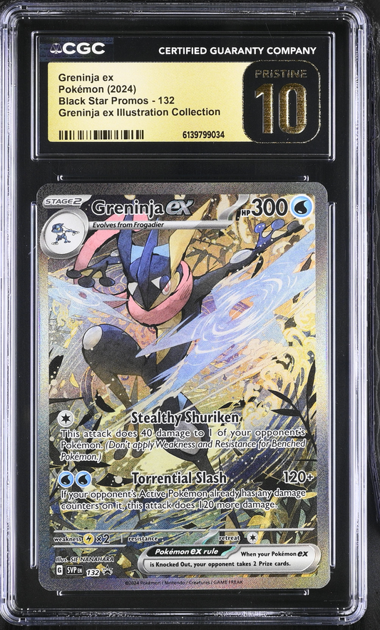 Greninja EX Special Illustration Promo - CGC PRISTINE 10