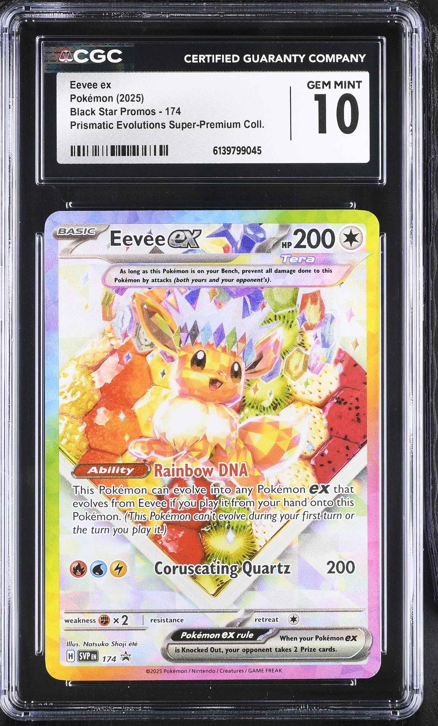 Eevee EX Super Premium Collection Promo - CGC 10
