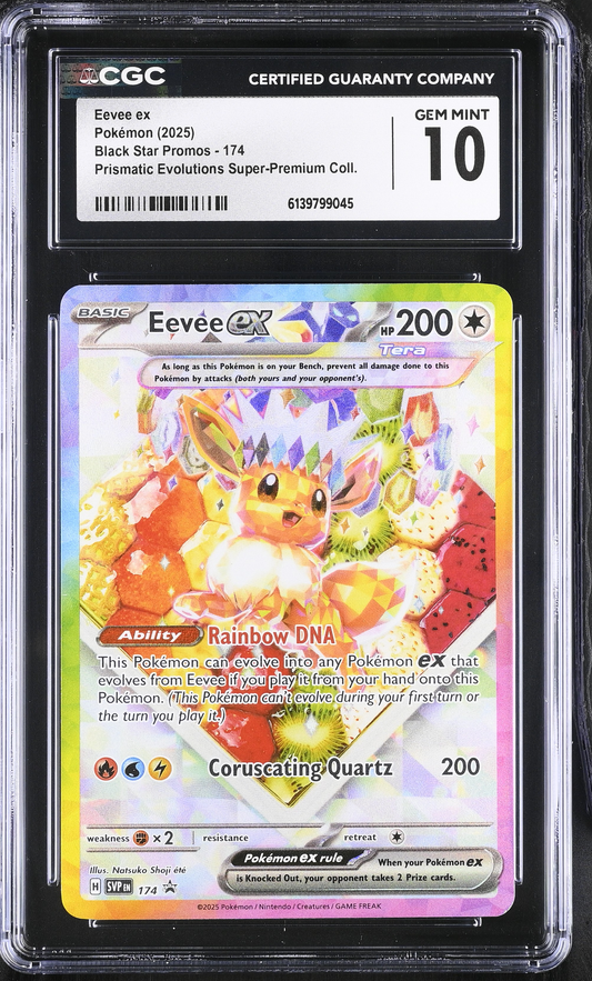 Eevee EX Super Premium Collection Promo - CGC 10