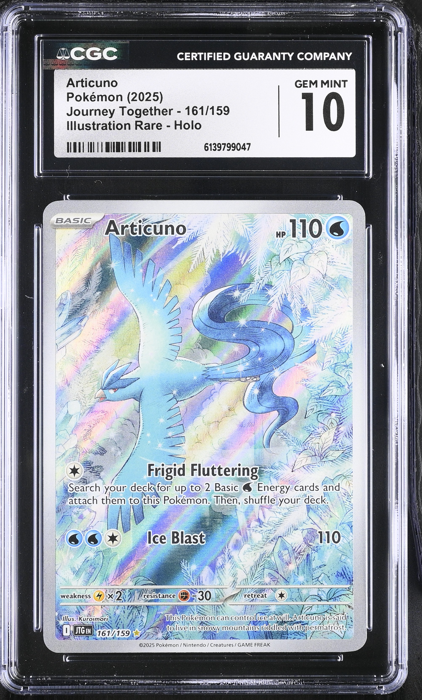 Articuno Illustration Journey Together - CGC 10