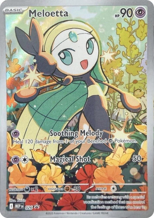 Meloetta Illustration - Mega Evolution Promo