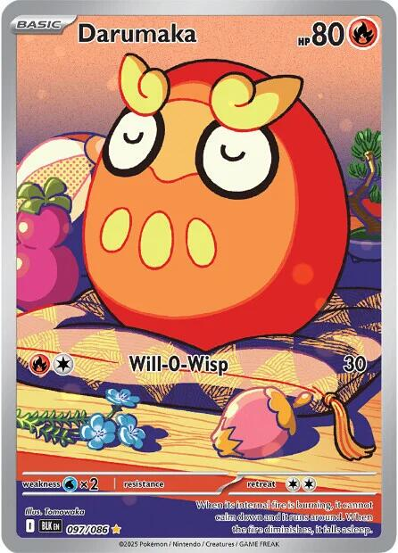 Darumaka Illustration - Black Bolt