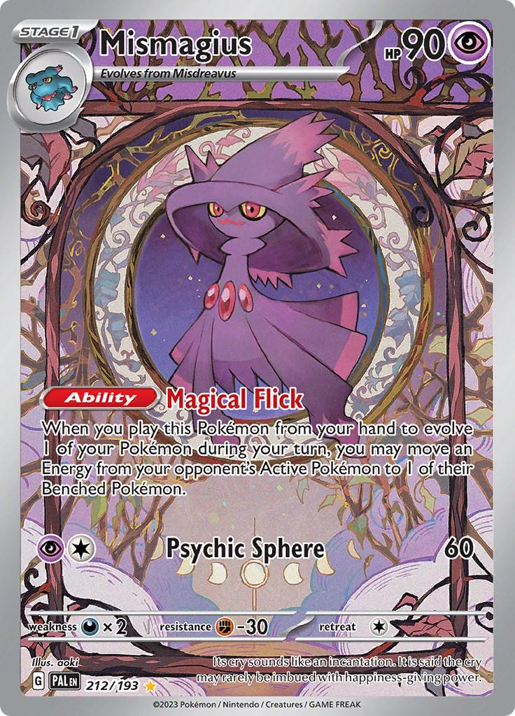 Mismagius Illustration - Paldea Evolved