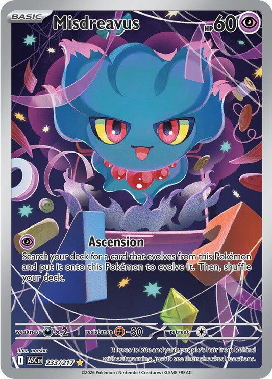 Misdreavus Illustration - Ascended Heroes