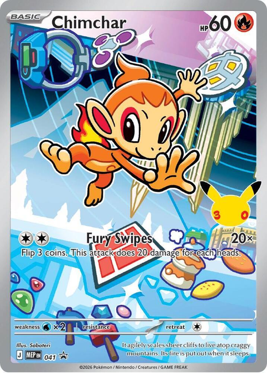 Chimchar Illustration - Mega Evolution Promo