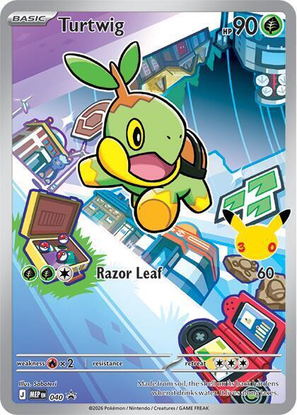 Turtwig Illustration - Mega Evolution Promo