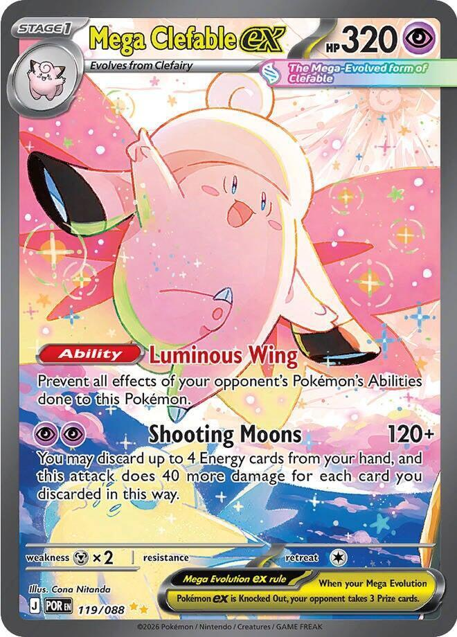 Mega Clefable EX Special Illustration - Perfect Order