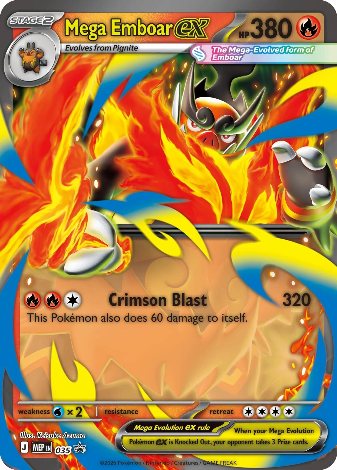 Mega Emboar EX - Mega Evolution Promo