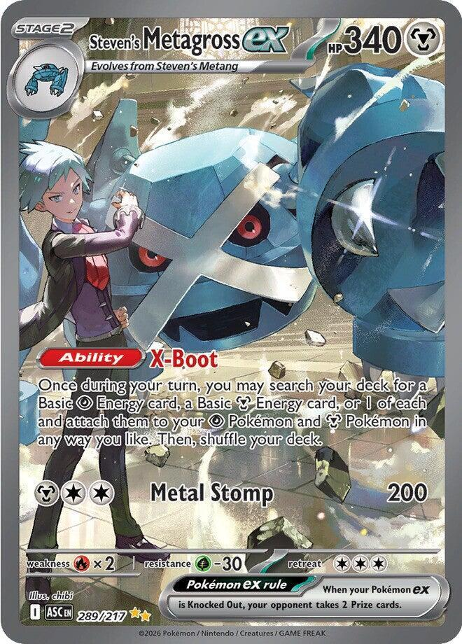 Steven's Metagross EX Special Illustration - Ascended Heroes