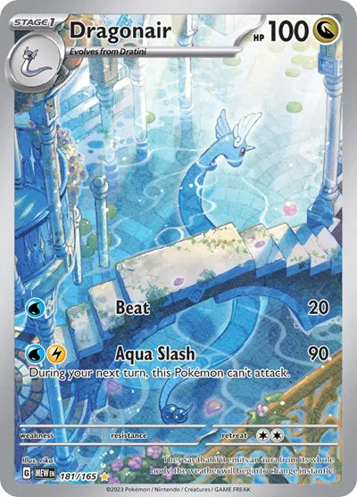 Dragonair Illustration - Pokemon 151