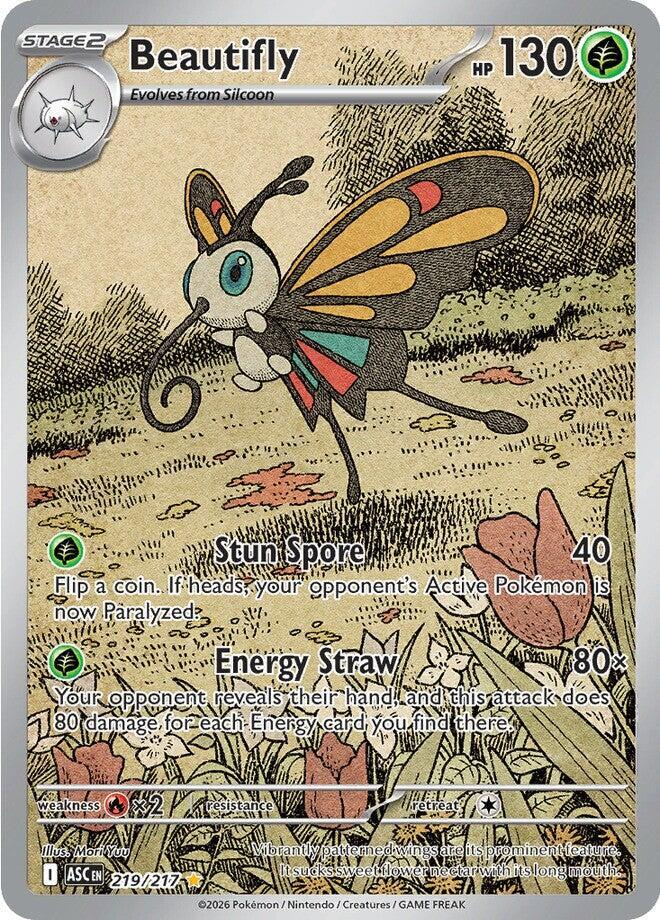 Beautifly Illustration - Ascended Heroes