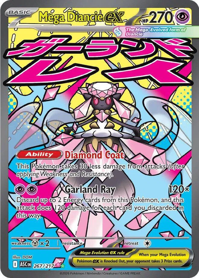 Mega Diancie EX Mega Attack Rare - Ascended Heroes
