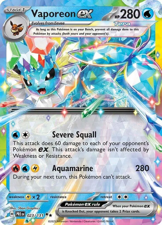 Vaporeon EX - Prismatic Evolutions