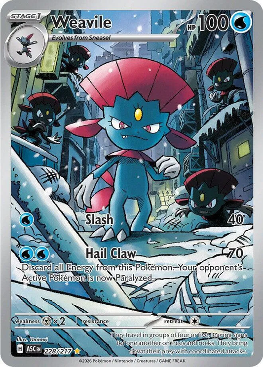 Weavile Illustration - Ascended Heroes