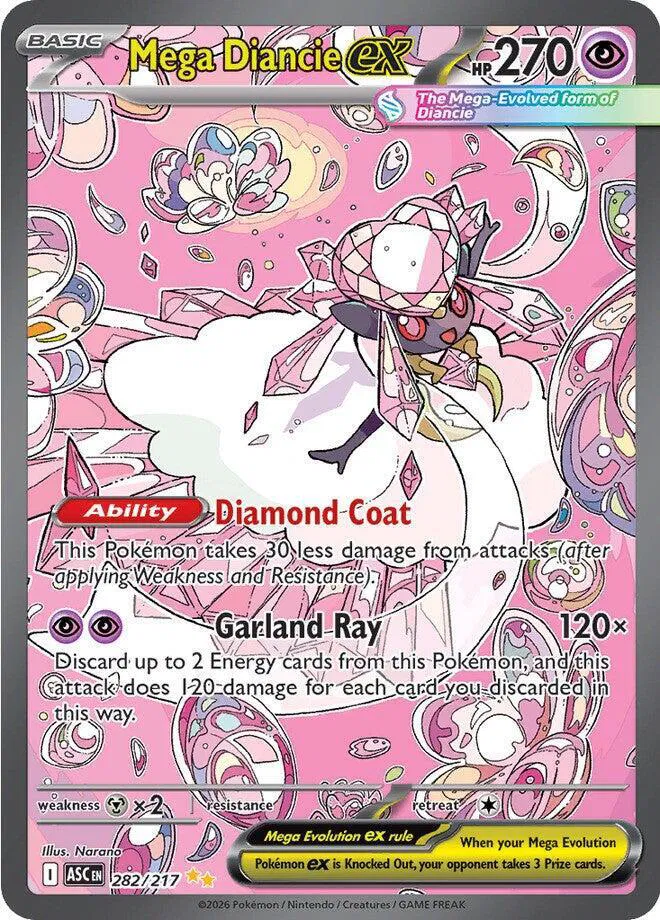 Mega Diancie EX Special Illustration - Ascended Heroes