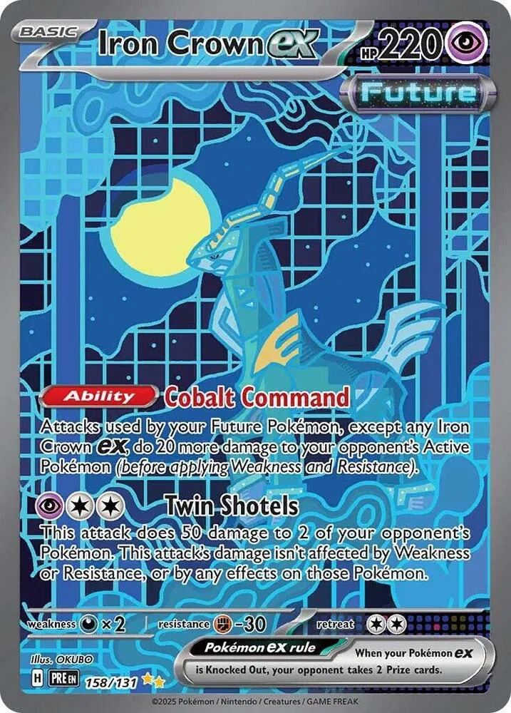 Iron Crown EX Special Illustration - Prismatic Evolutions