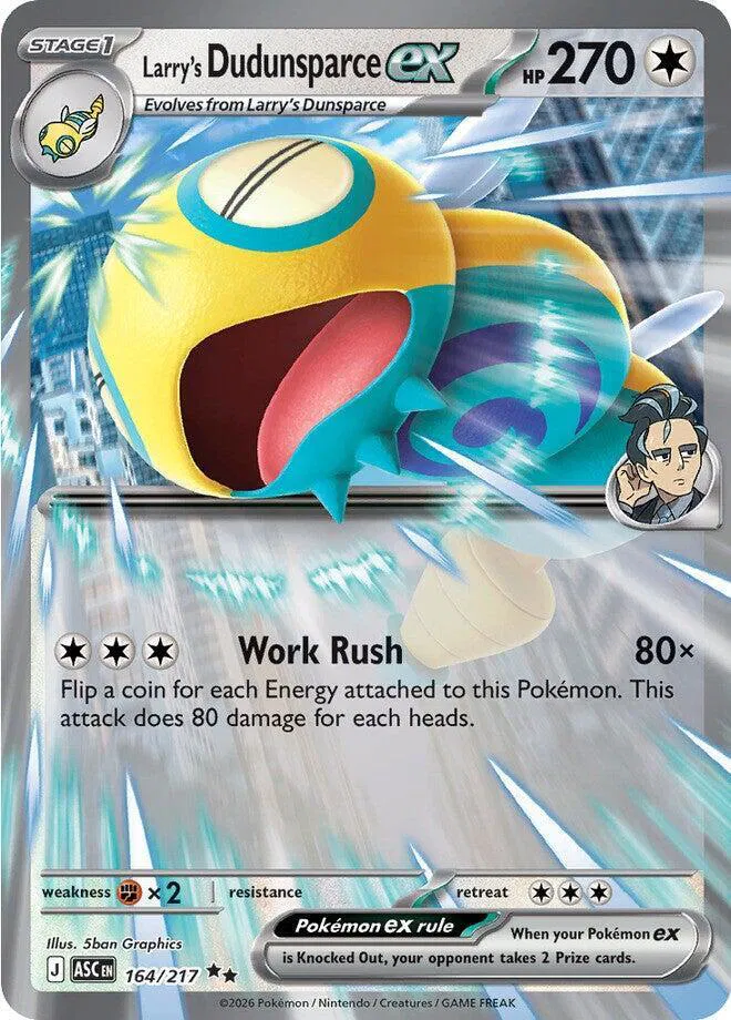 Larry's Dudunsparce EX - Ascended Heroes
