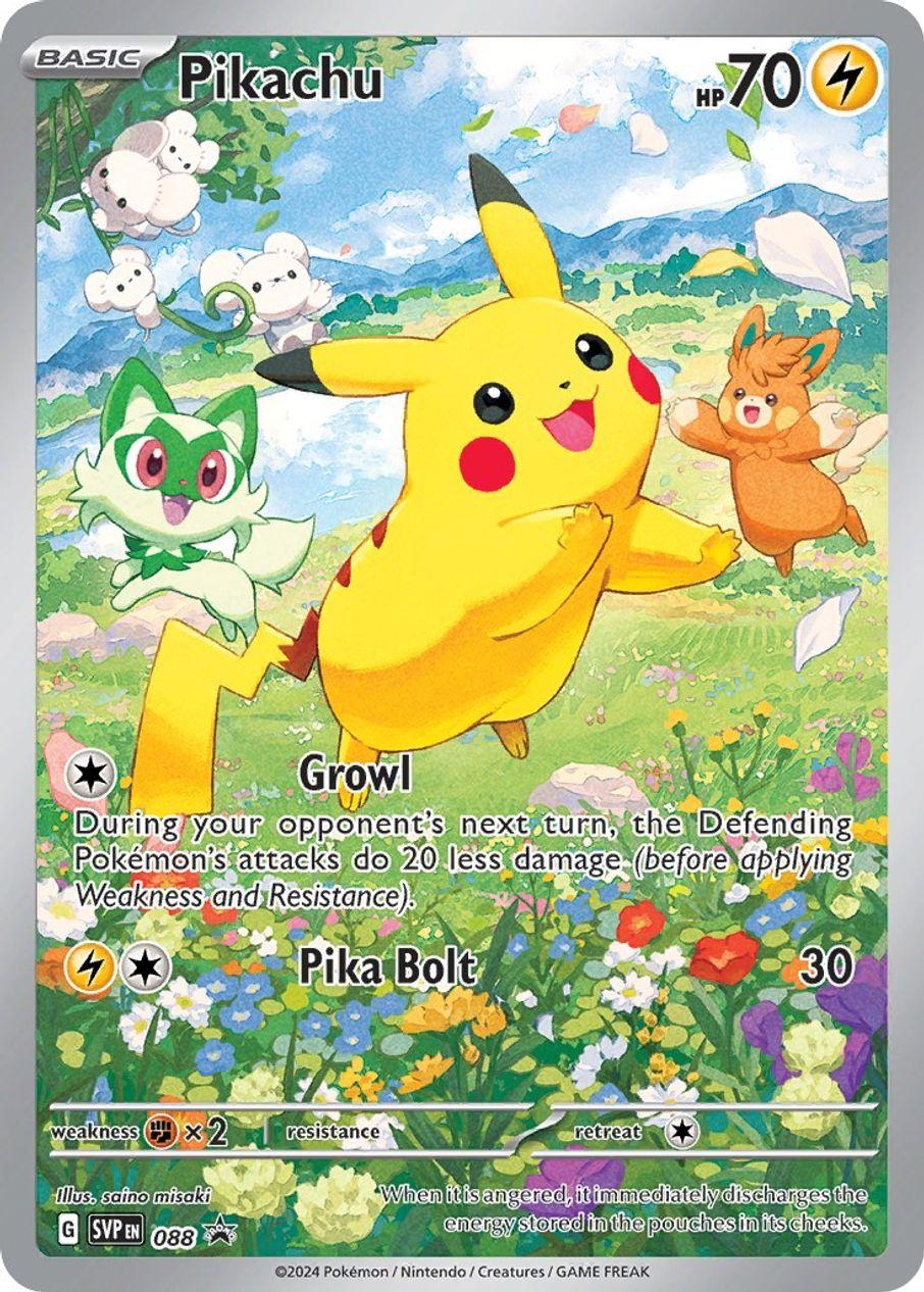 Pikachu Illustration (Español) - Scarlet & Violet Promo