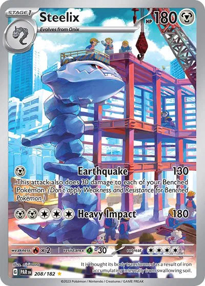 Steelix Illustration - Paradox Rift