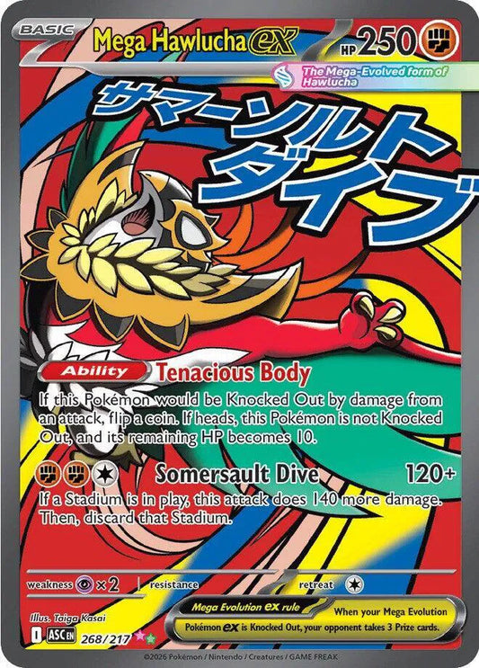 Mega Hawlucha EX Mega Attack Rare - Ascended Heroes