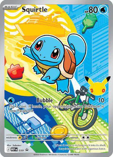 Squirtle Illustration - Mega Evolution Promo
