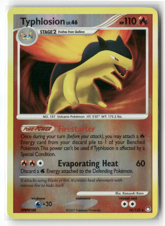 Typhlosion Reverse Holo Holo Rare Mysterious Treasures 16/123 NM