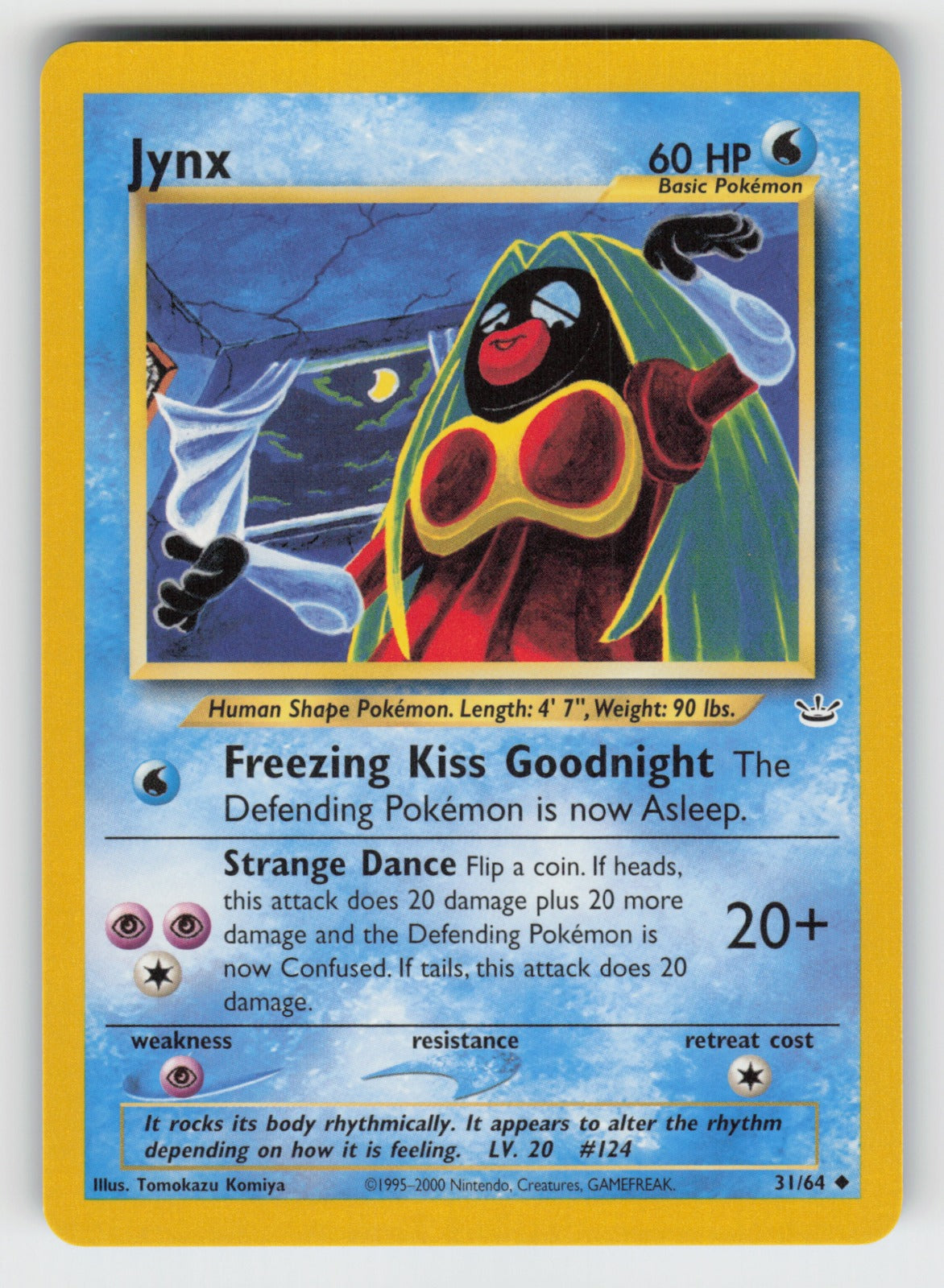 Jynx Unlimited Uncommon Neo Revelation 31/64 DMG