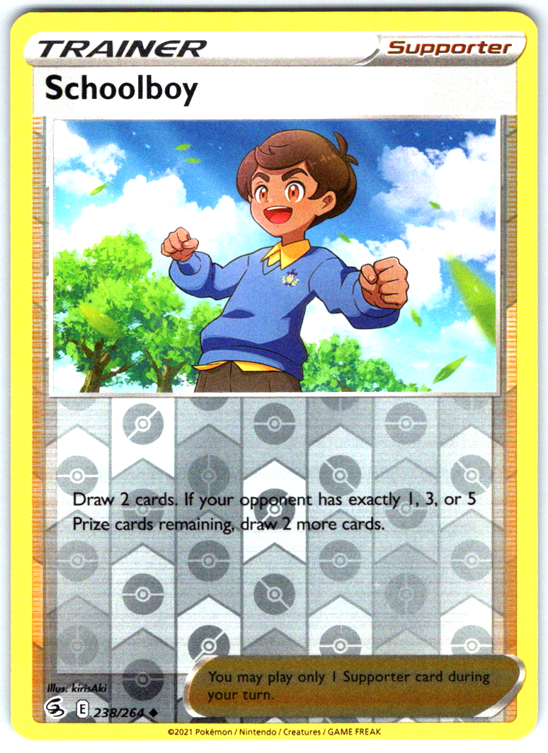 Schoolboy Reverse Holo Uncommon SWSH08: Fusion Strike 238/264 NM