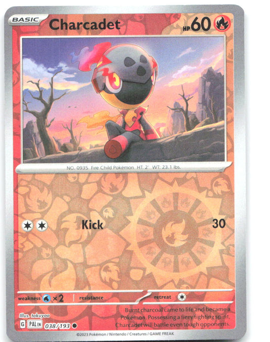Charcadet Reverse Holo Common SV02: Paldea Evolved 038/193 NM