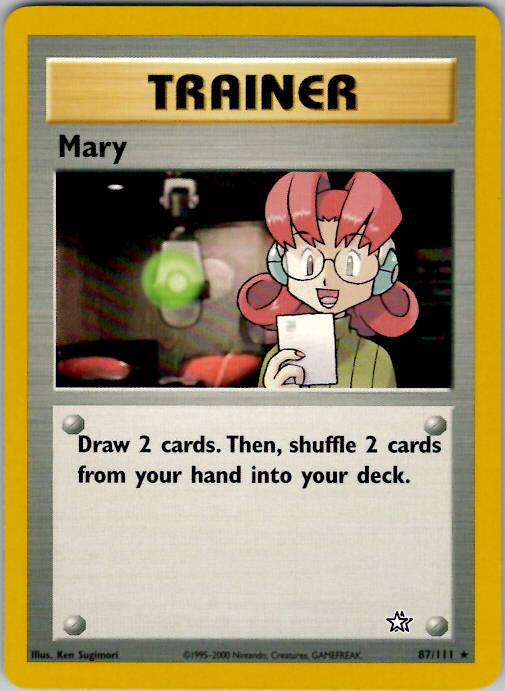 Mary Unlimited Rare Neo Genesis 087/111 LP