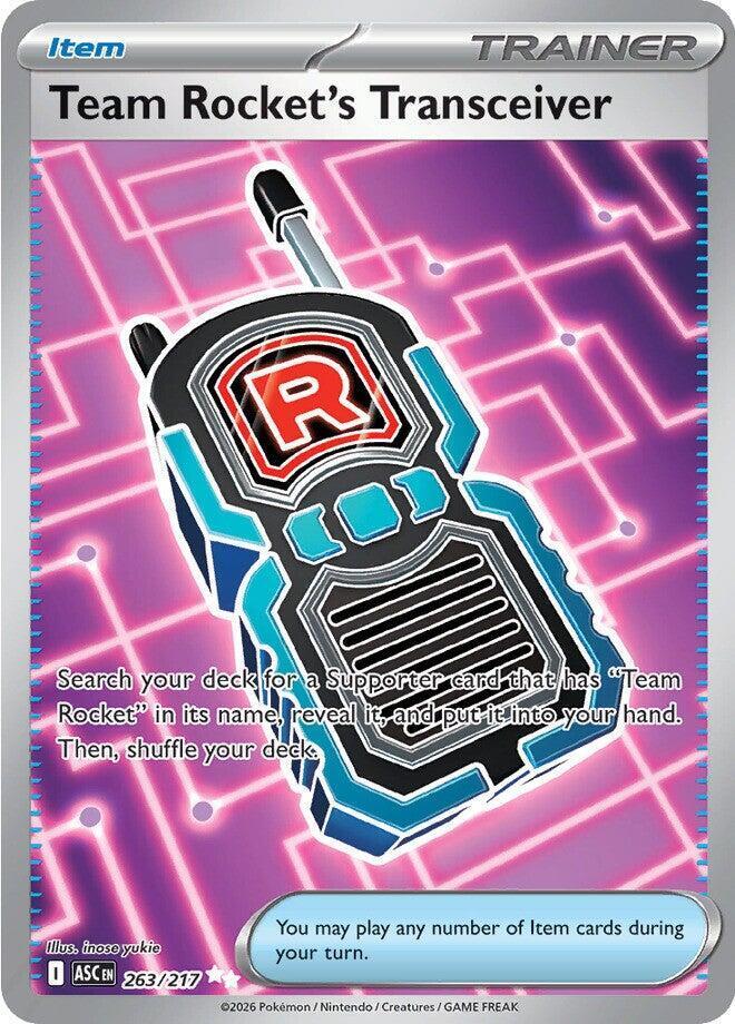 Team Rocket's Transceiver Full Art - Ascended Heroes
