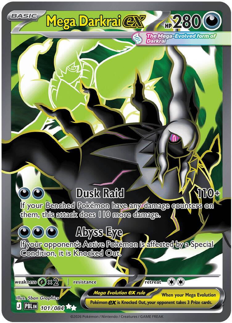 Mega Darkrai EX Full Art - Pitch Black